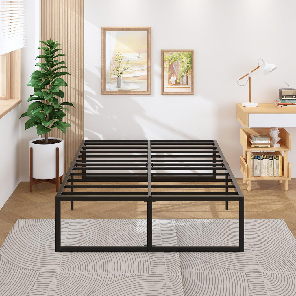 Queen Bed Frame 18 Inch with Steel Slat Support T337