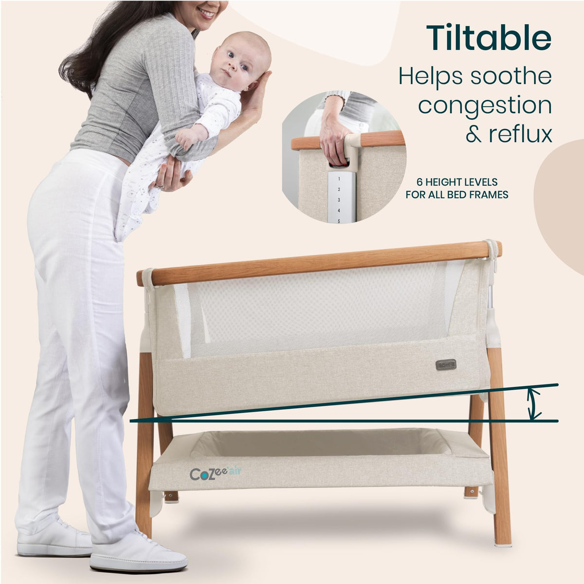 Baby Bassinet & Bedside Sleeper N976