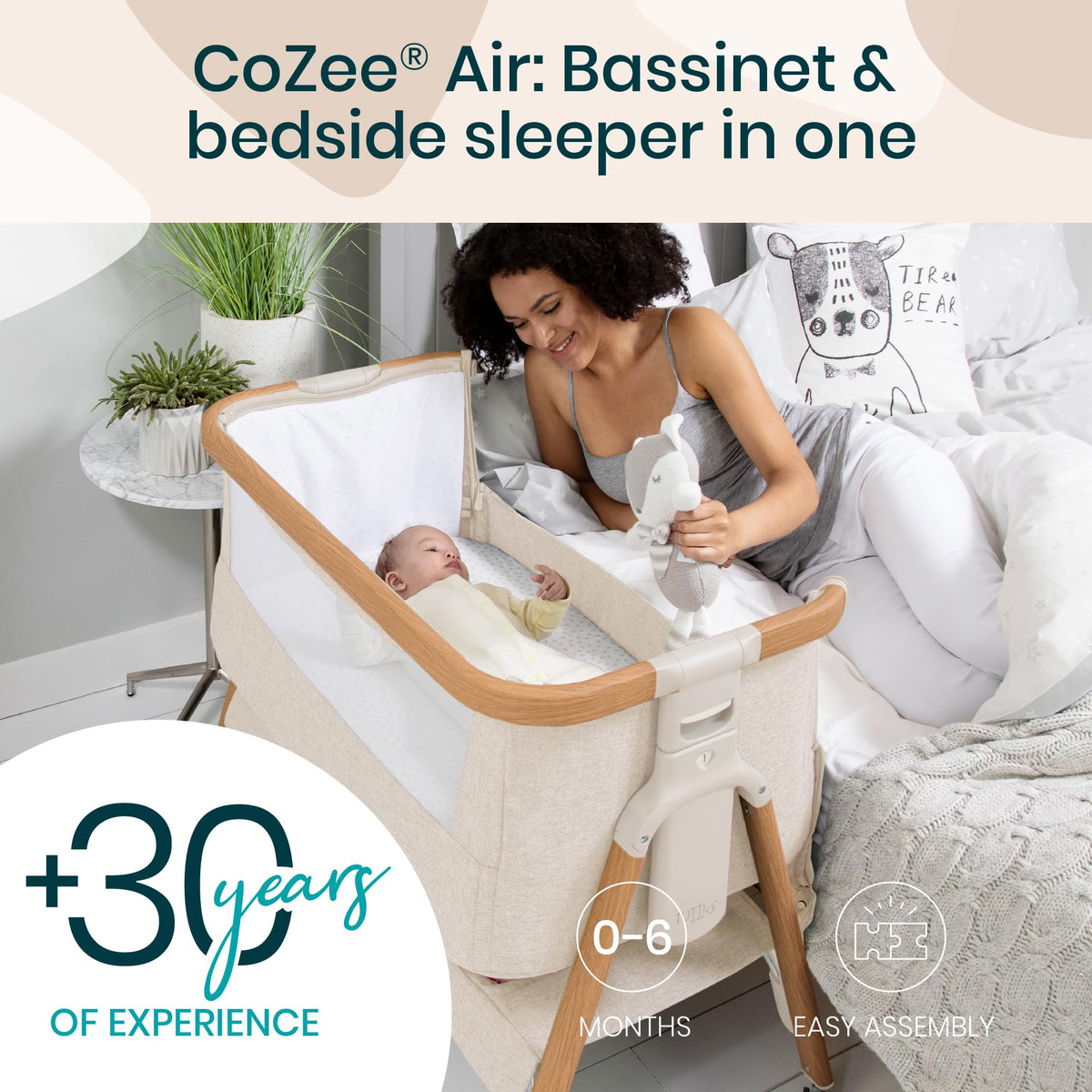 Baby Bassinet & Bedside Sleeper N976