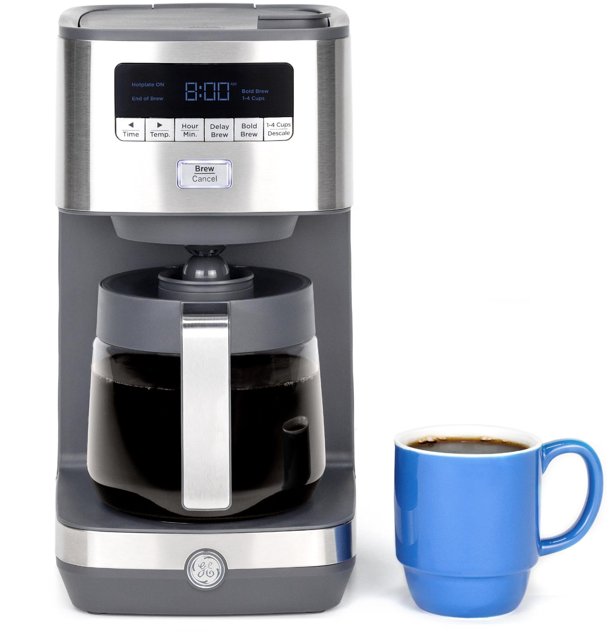 12-Cup Stainless Steel Drip Coffee Maker with Timer Z427211