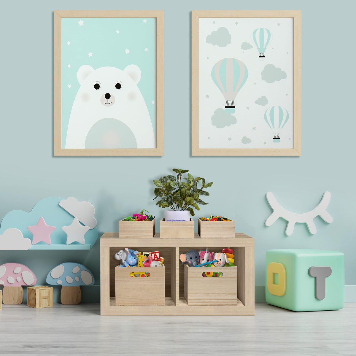 Unfinished Wooden Boxes 4 Pack B127