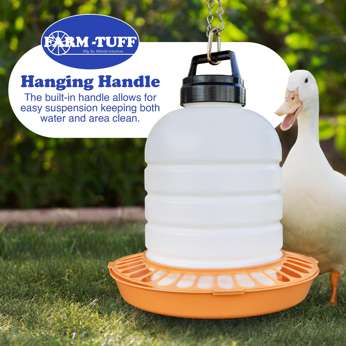 5 Gallon BPA-Free Plastic Poultry Waterer G636