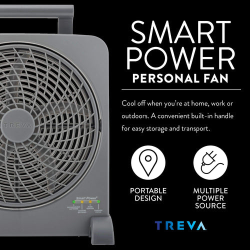 10 in Rechargeable Portable Fan R302