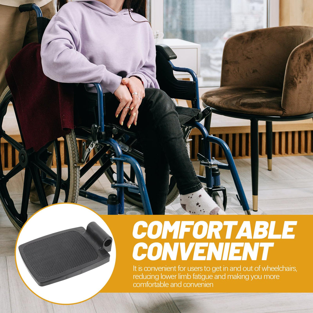 Wheelchair Footrest Pair Plastic Footplates R5676