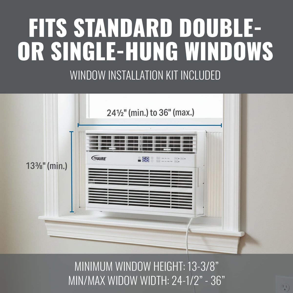8,100 BTU Window Air Conditioner with Remote Control X5696