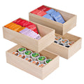 Unfinished Wooden Boxes 4 Pack B127