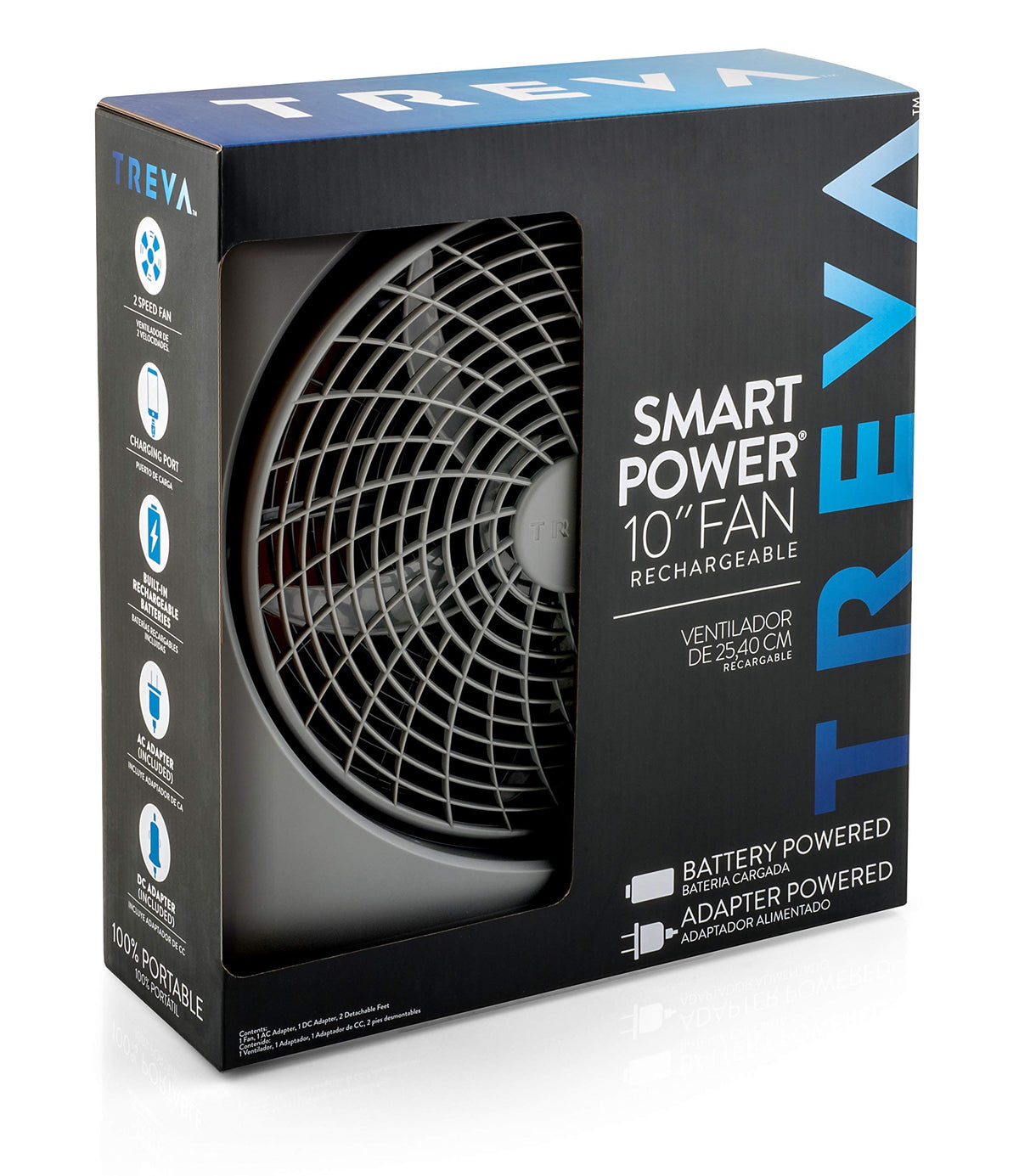 10 in Rechargeable Portable Fan R302