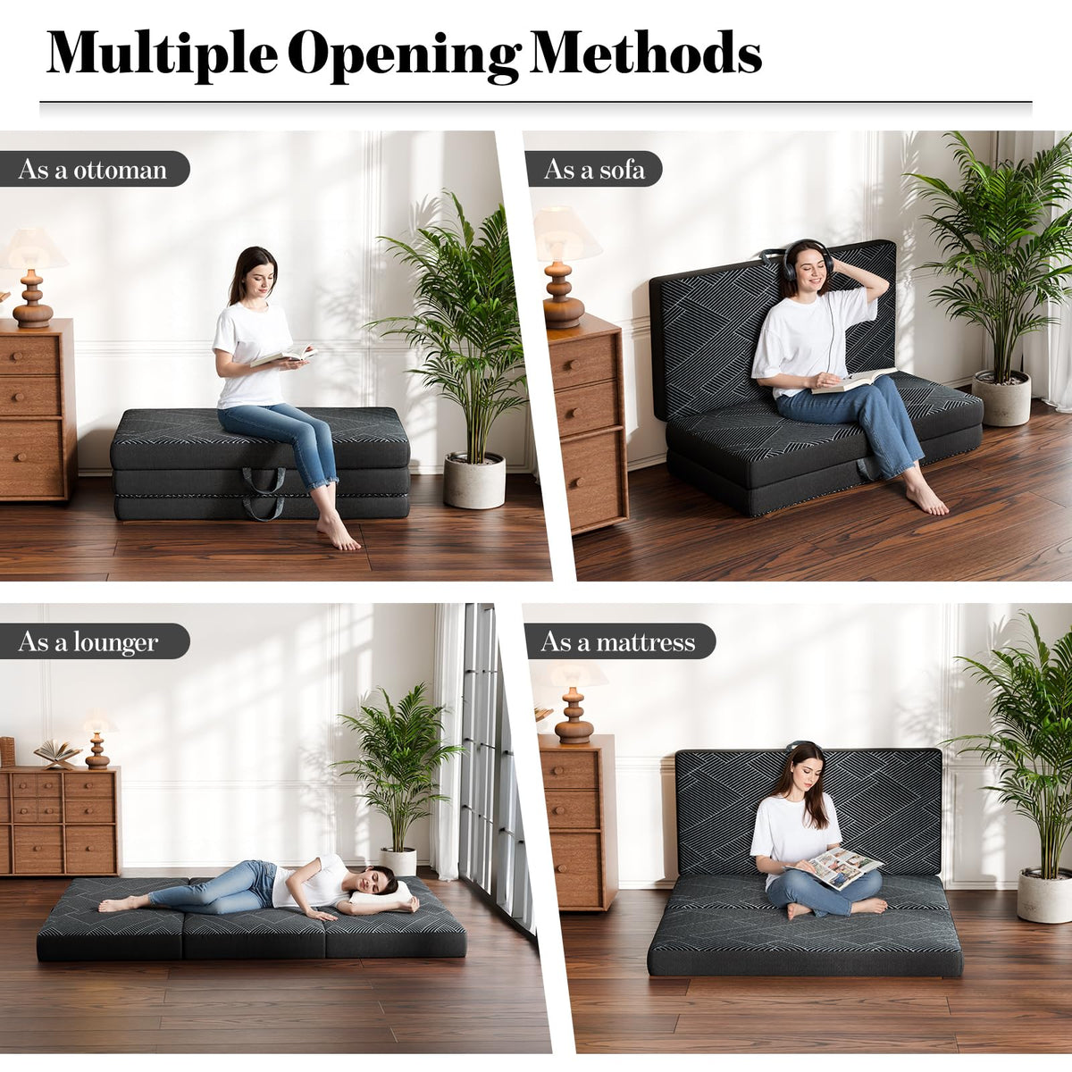 Folding Mattress Twin Size 6 Inch J11851