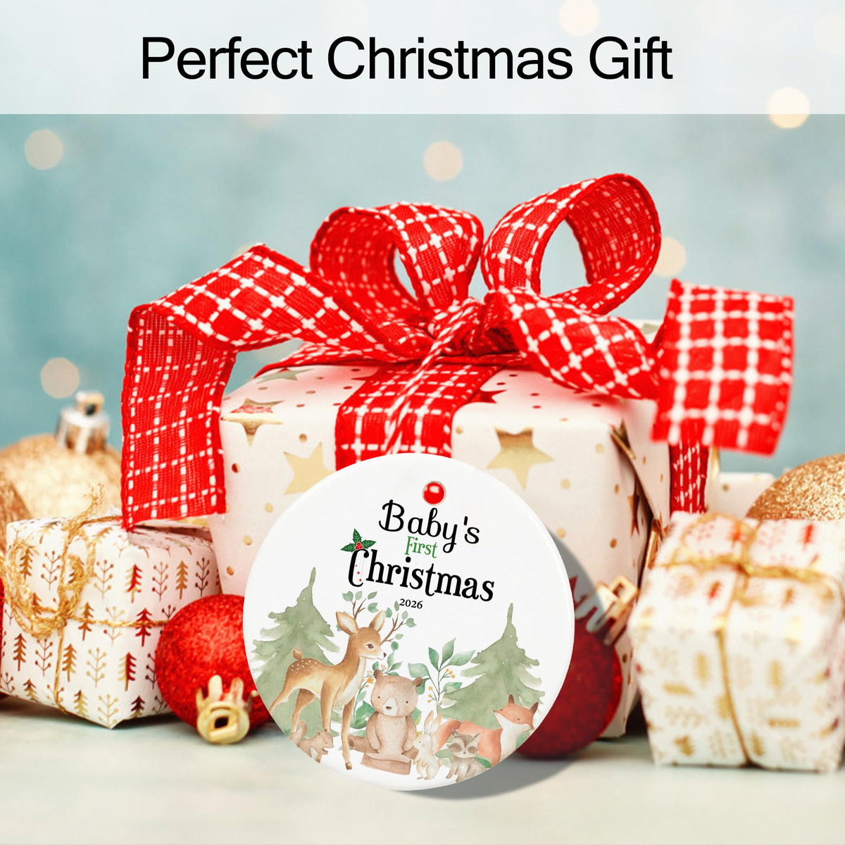 Baby's First Christmas Ornament 2026 T4277