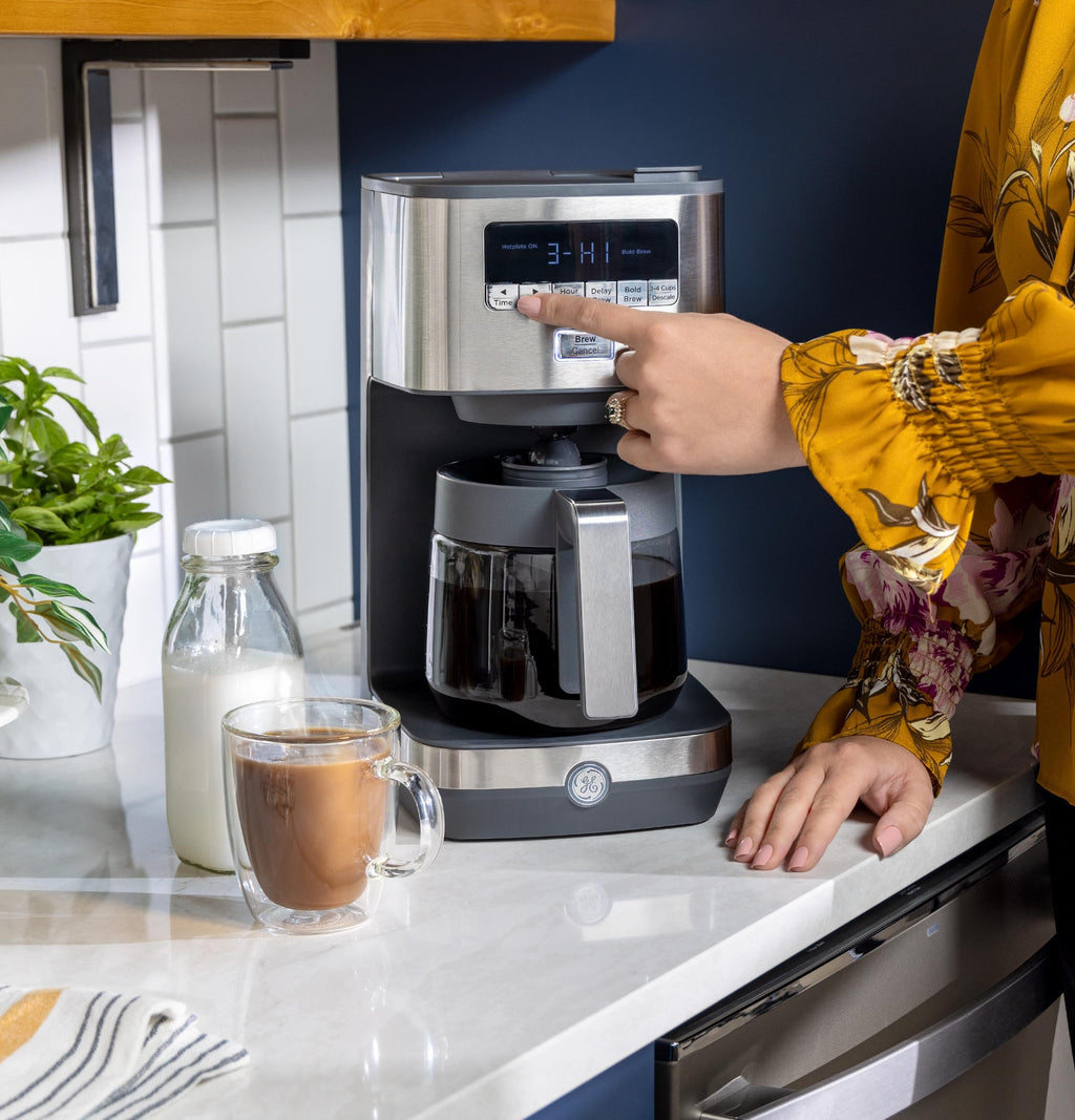 12-Cup Stainless Steel Drip Coffee Maker with Timer Z427211