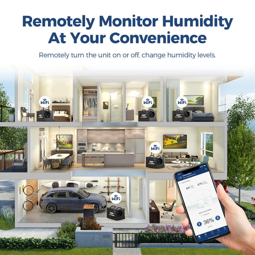 120 Pints Wi-Fi Dehumidifier with Pump N711818