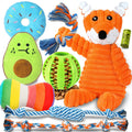 9 Pack Puppy Chew Toys with Rope W263656