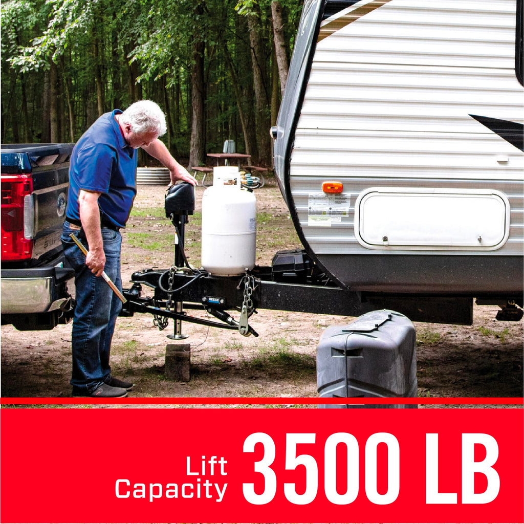 Powered Trailer Jack, A-Frame, 3,500 lbs. Lift Capacity, Bolt-On, 14 Inch Travel Z500